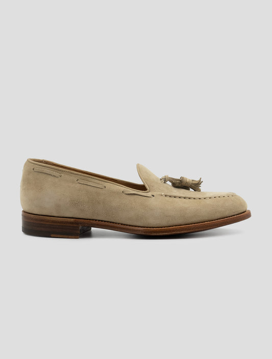 Kiton Beige Leather Suede Dress Shoes