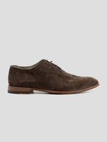 Kiton Brown Leather Suede Dress Shoes