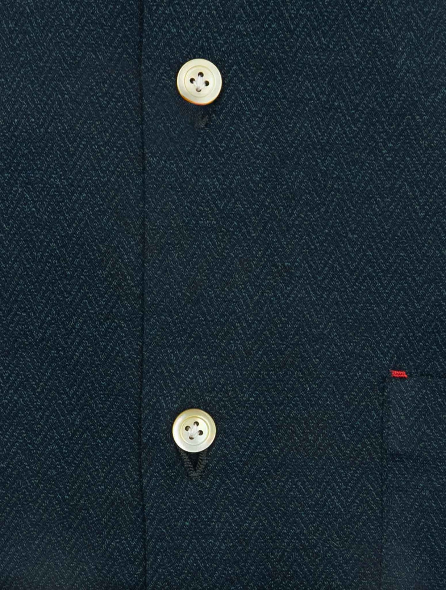 Kiton Green Cotton Shirt Nerano
