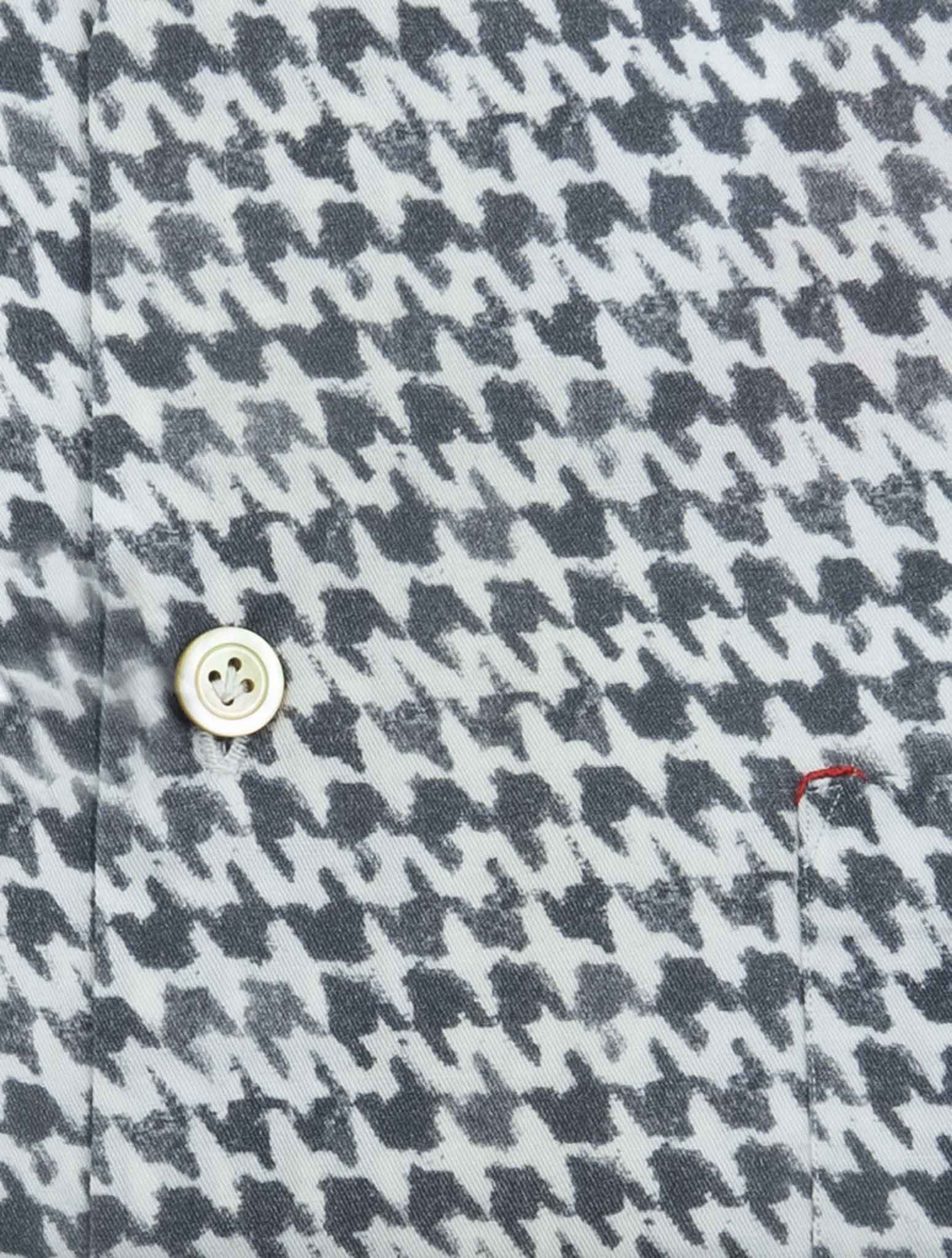 Kiton Gray Cotton Shirt Nerano