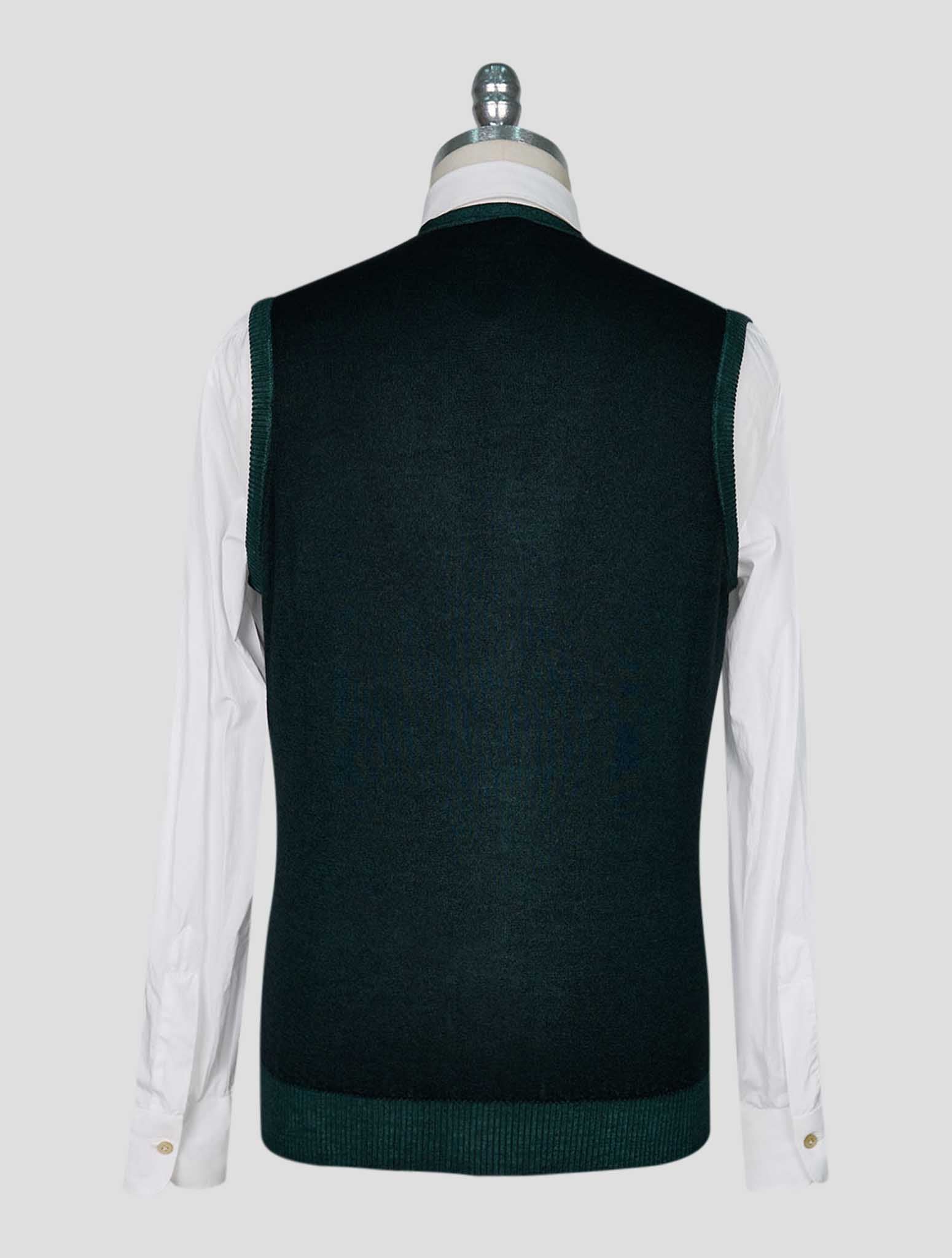 Kiton Gray White Cardigan