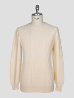 Kiton White Cashmere Sweater Turtleneck