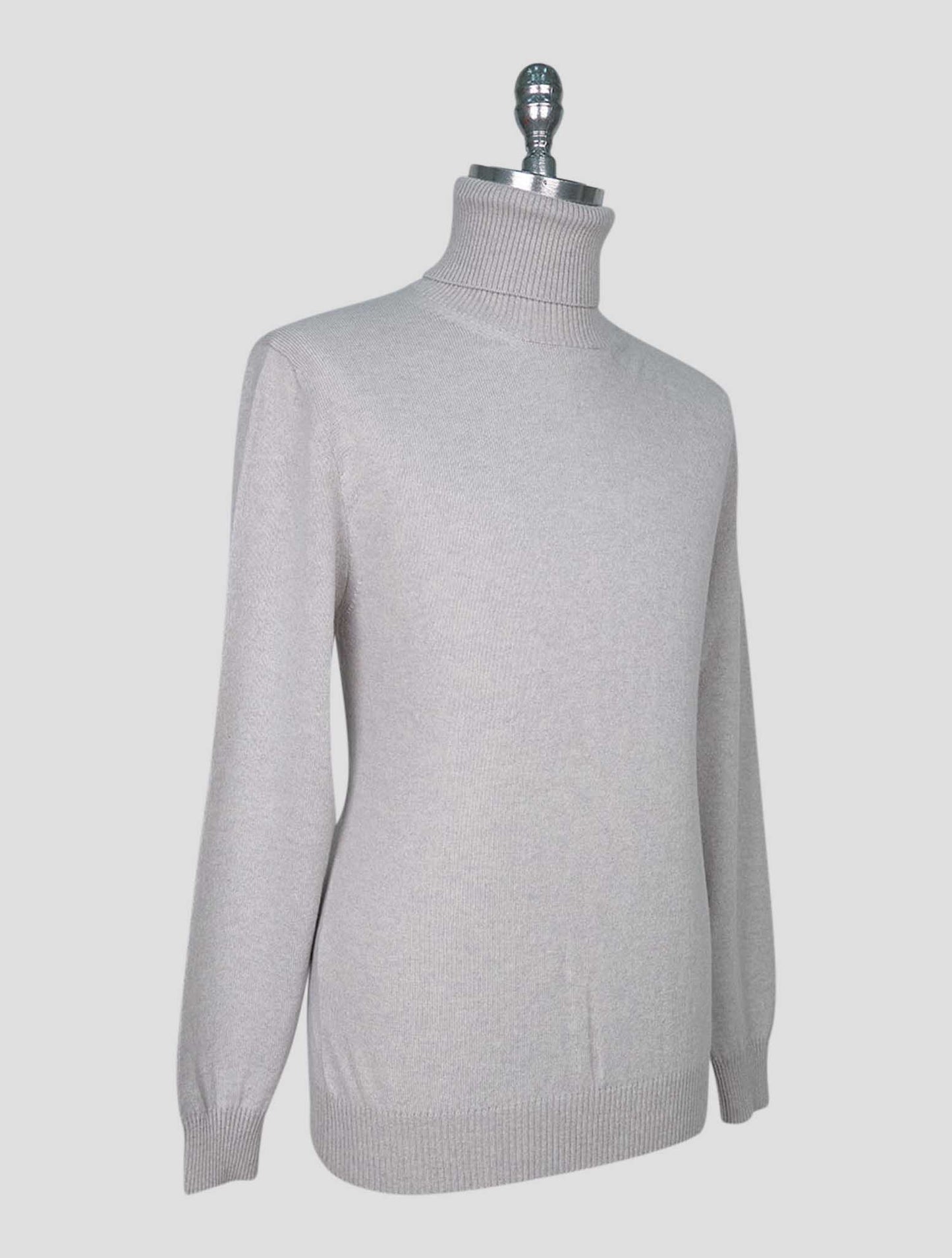 Kiton Gray Cashmere Sweater Turtleneck