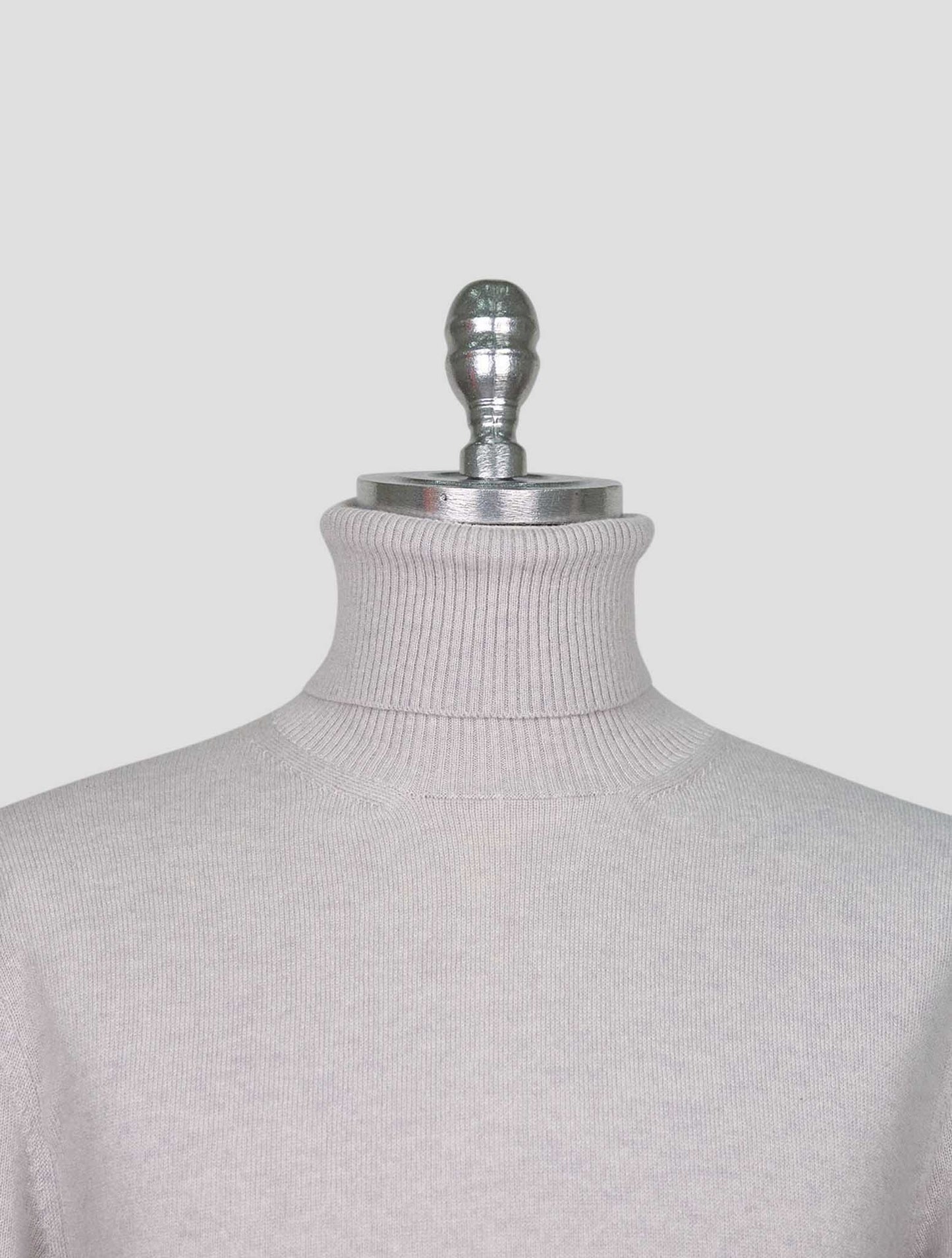 Kiton Gray Cashmere Sweater Turtleneck