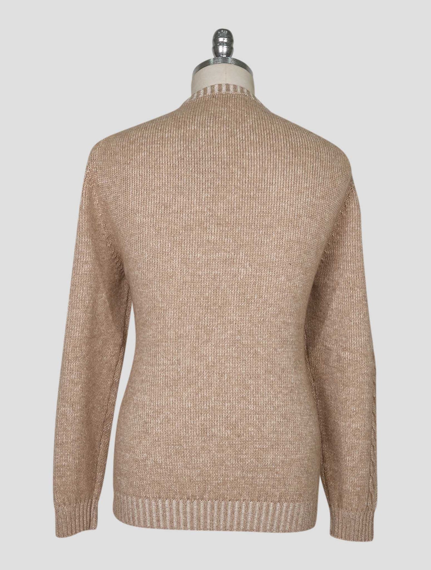 Kiton Beige Cashmere Sweater Crewneck