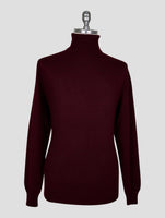 Kiton Burgundy Cashmere Sweater Turtleneck