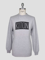 Kiton Gray Cashmere Sweater Crewneck