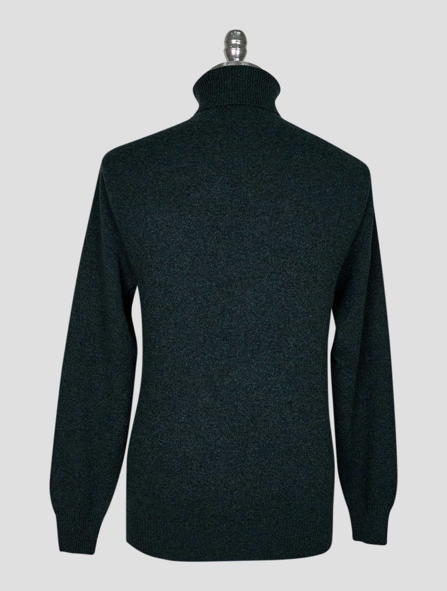 Kiton Green Cashmere Sweater Turtleneck