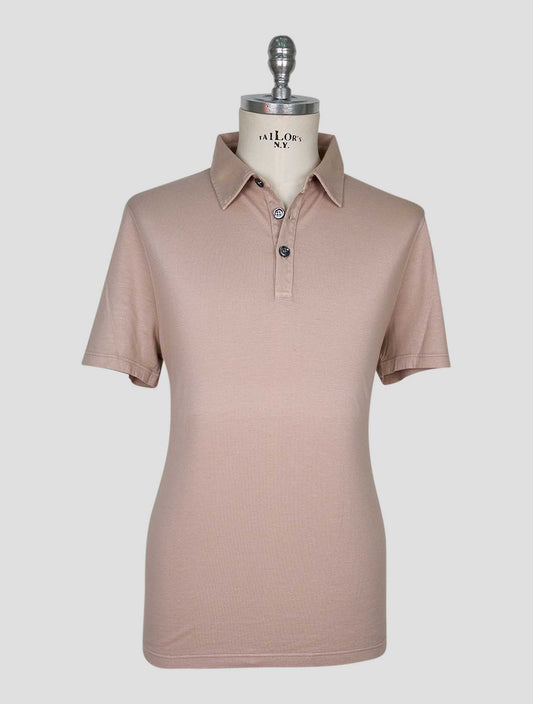 Kiton Brown Cotton Cashmere Polo