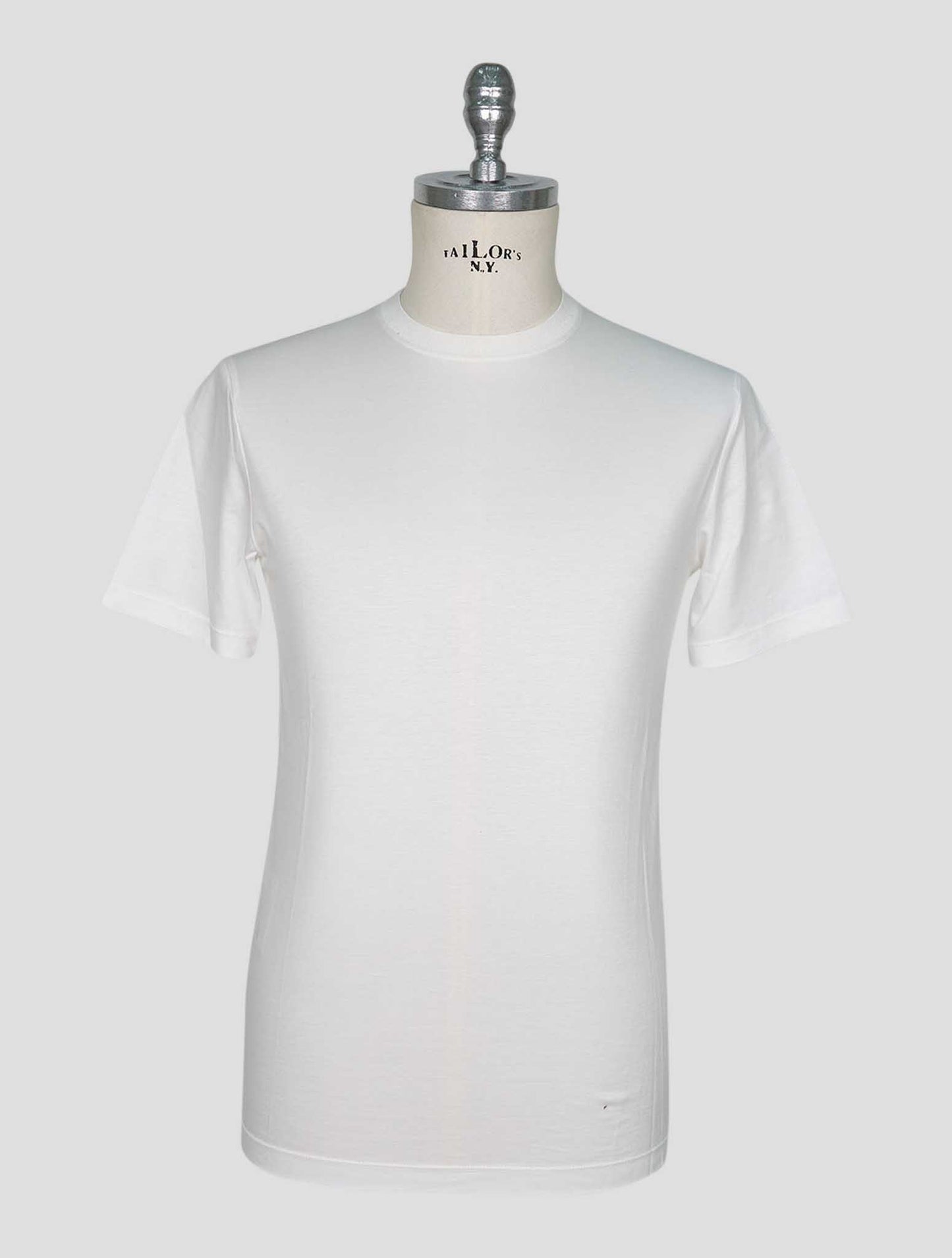 Kiton White Cotton T-Shirt