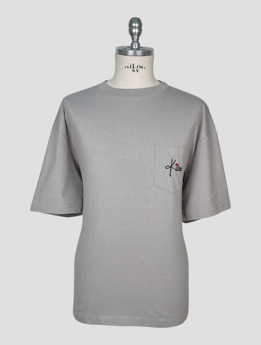 Kiton Gray Cotton T-Shirt