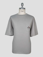Kiton Gray Cotton T-Shirt