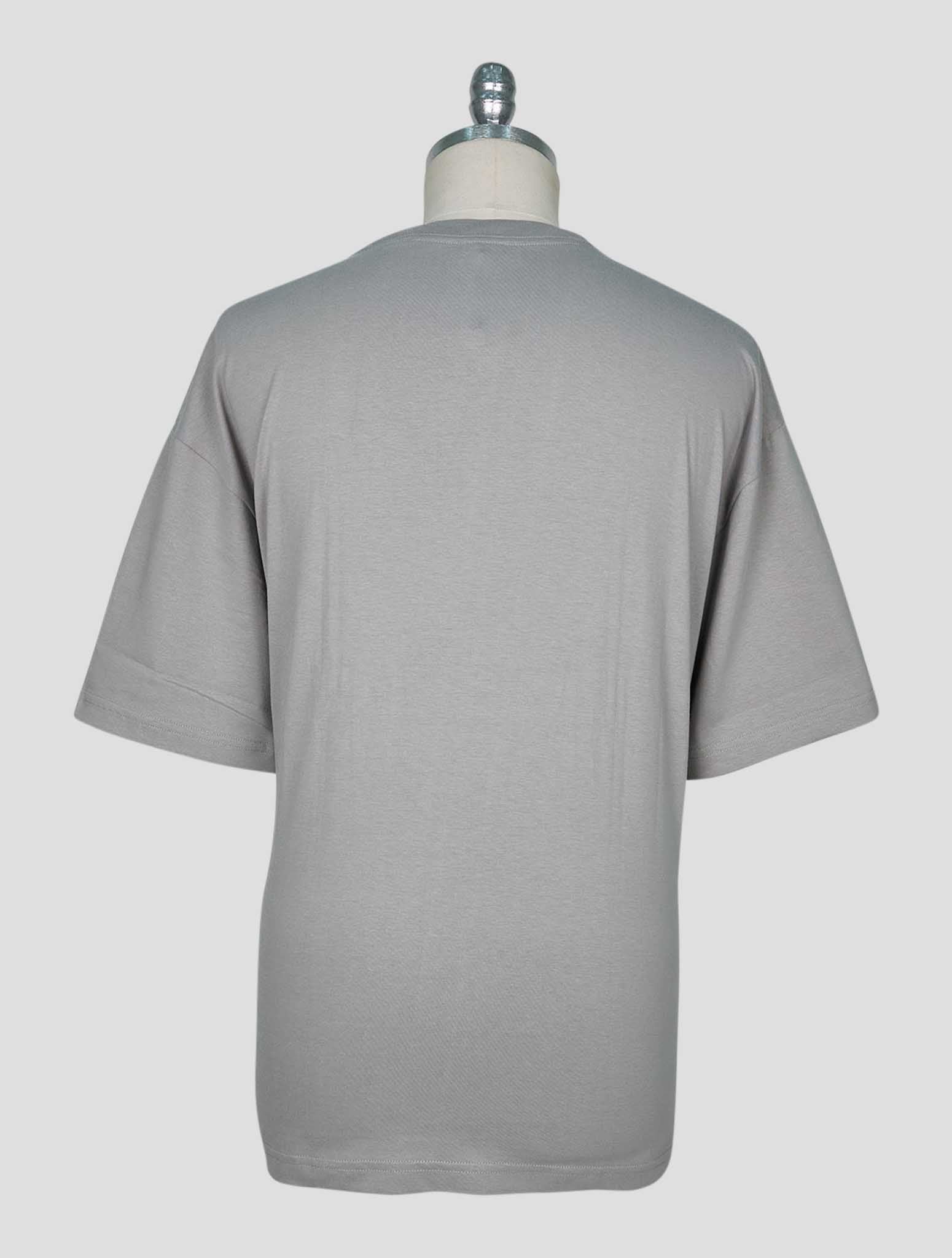 Kiton Gray Cotton T-Shirt
