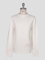 Kiton Knt White Cotton Sweater Crewneck