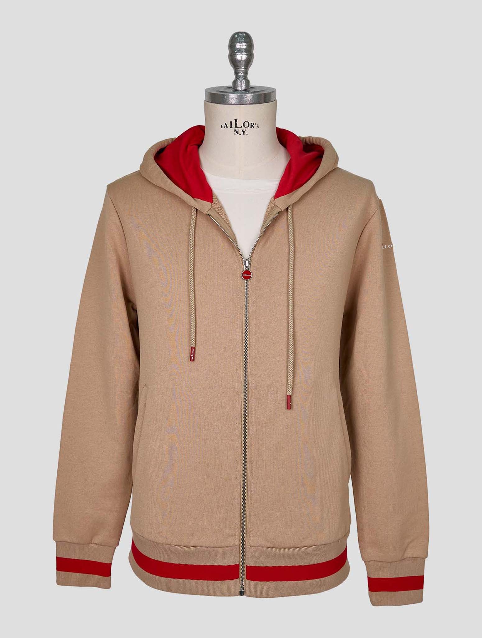 Kiton Beige Cotton Tracksuit