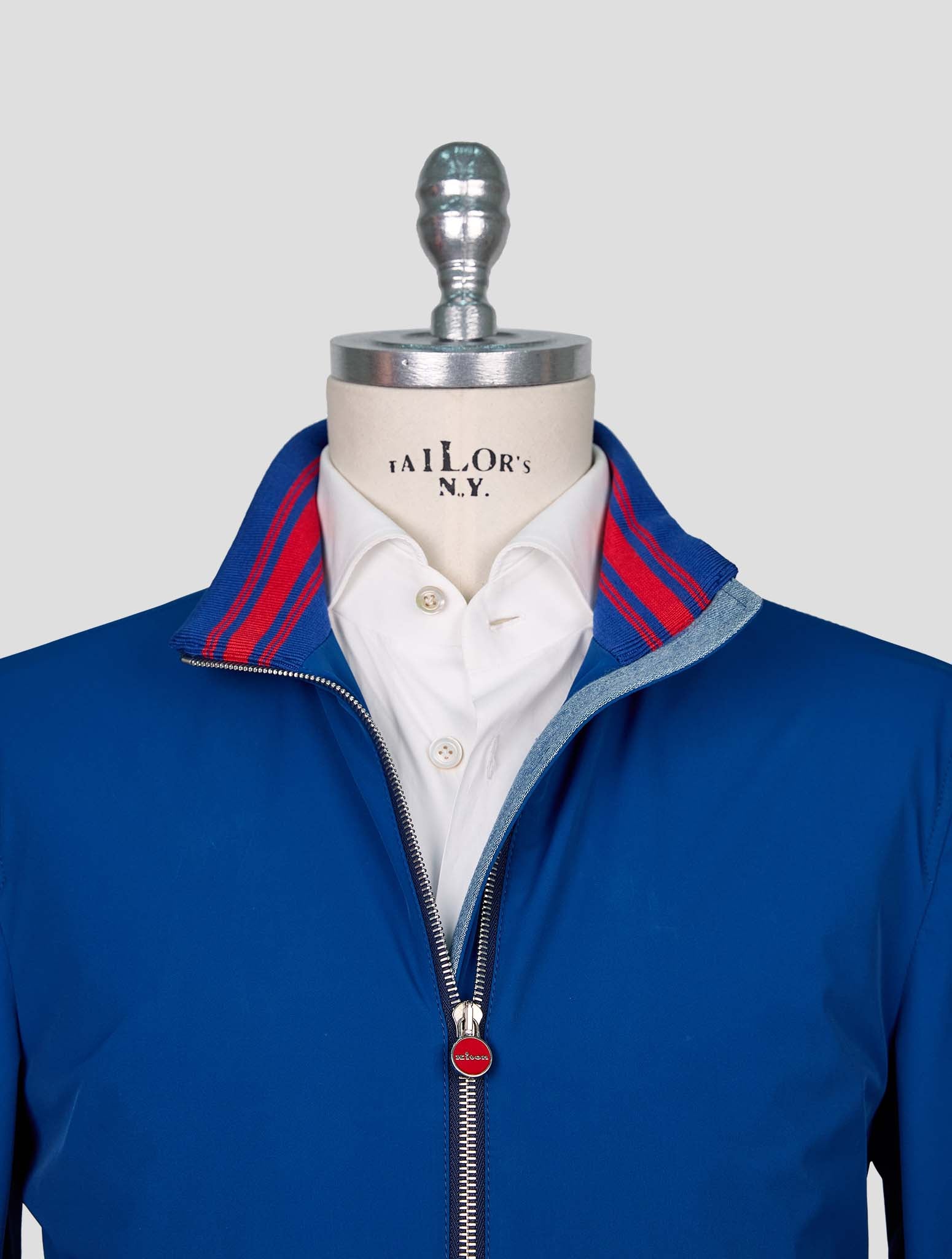Kiton Blue Pa Ea Coat