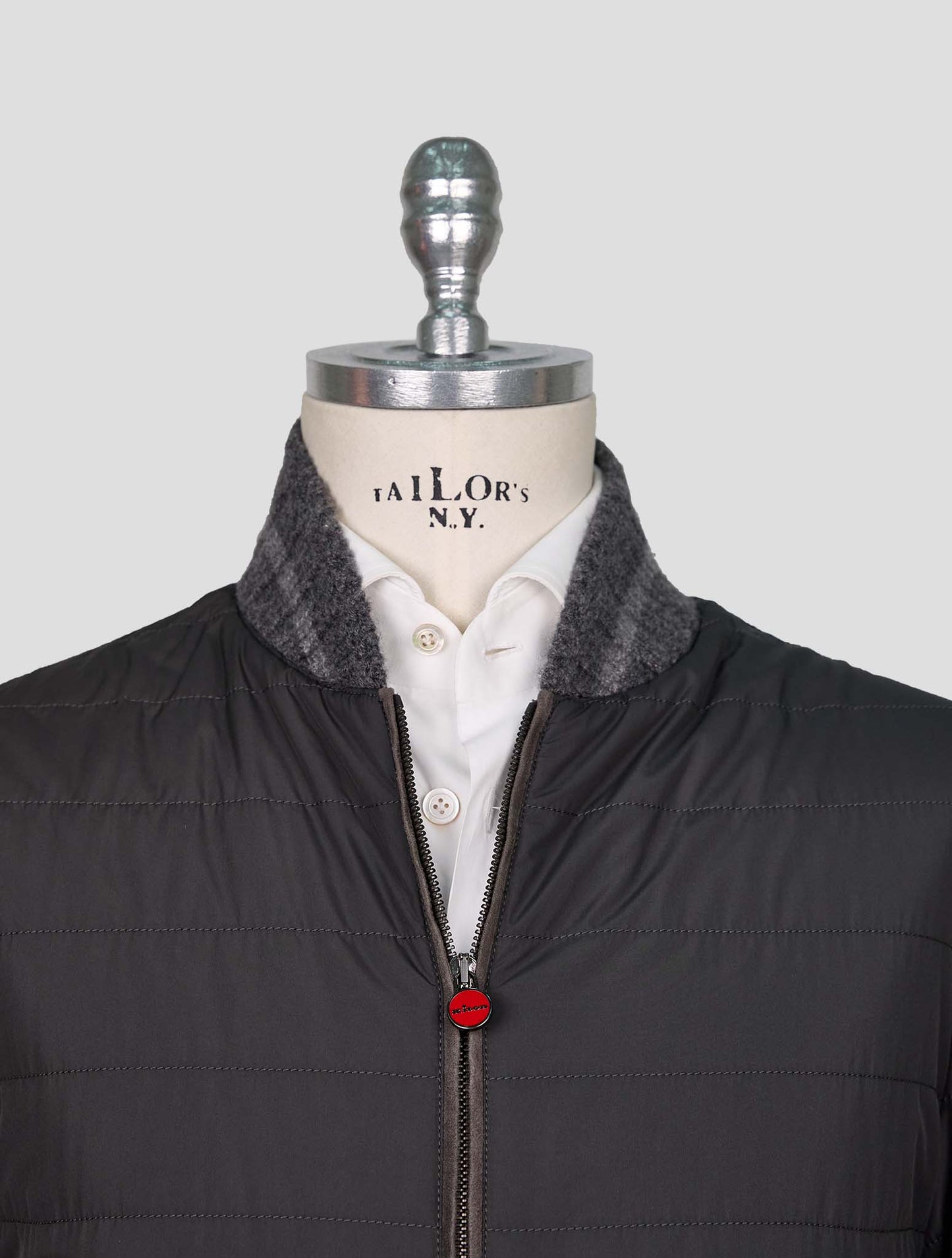 Kiton Gray Pl Coat