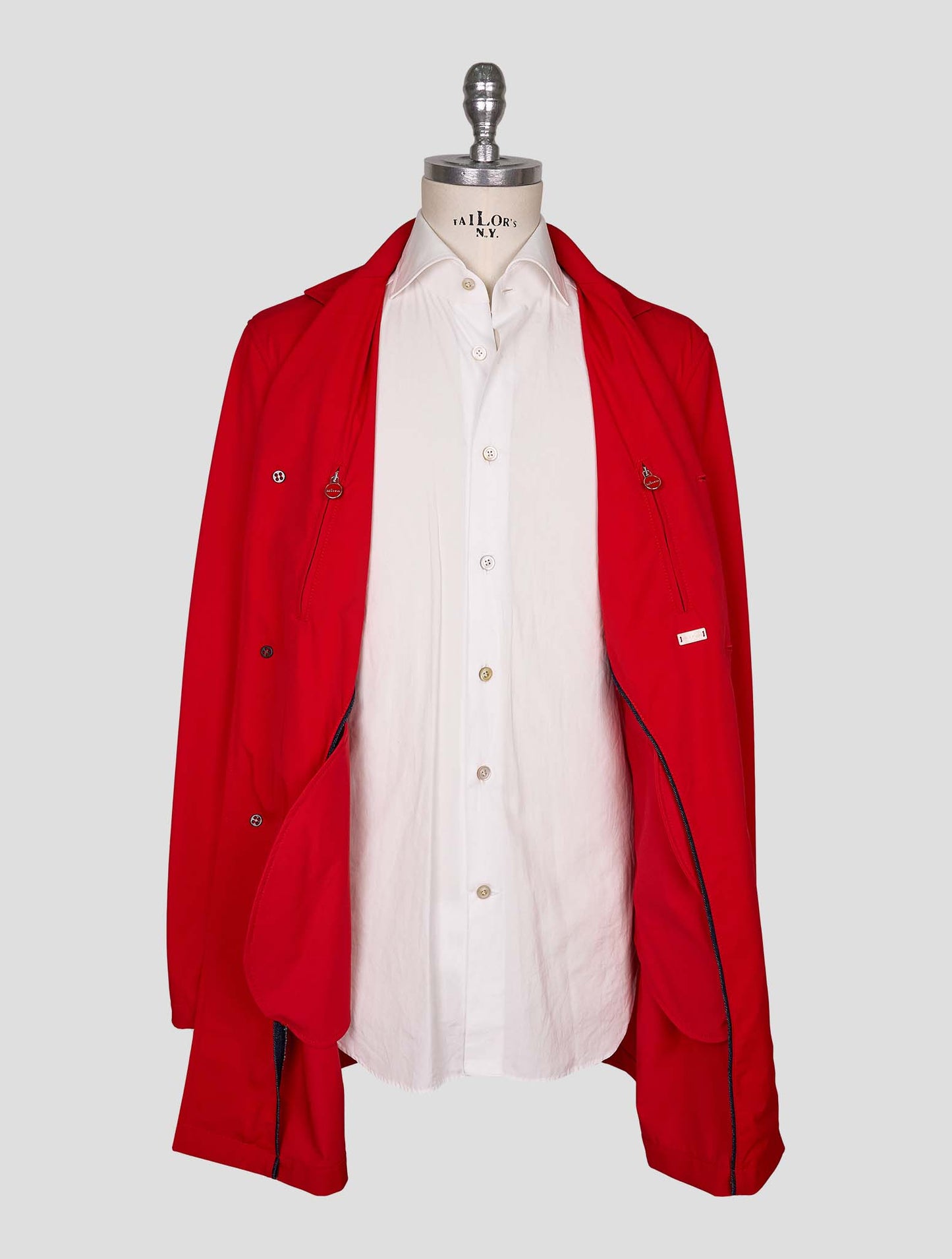Kiton Red Pa Ea Coat