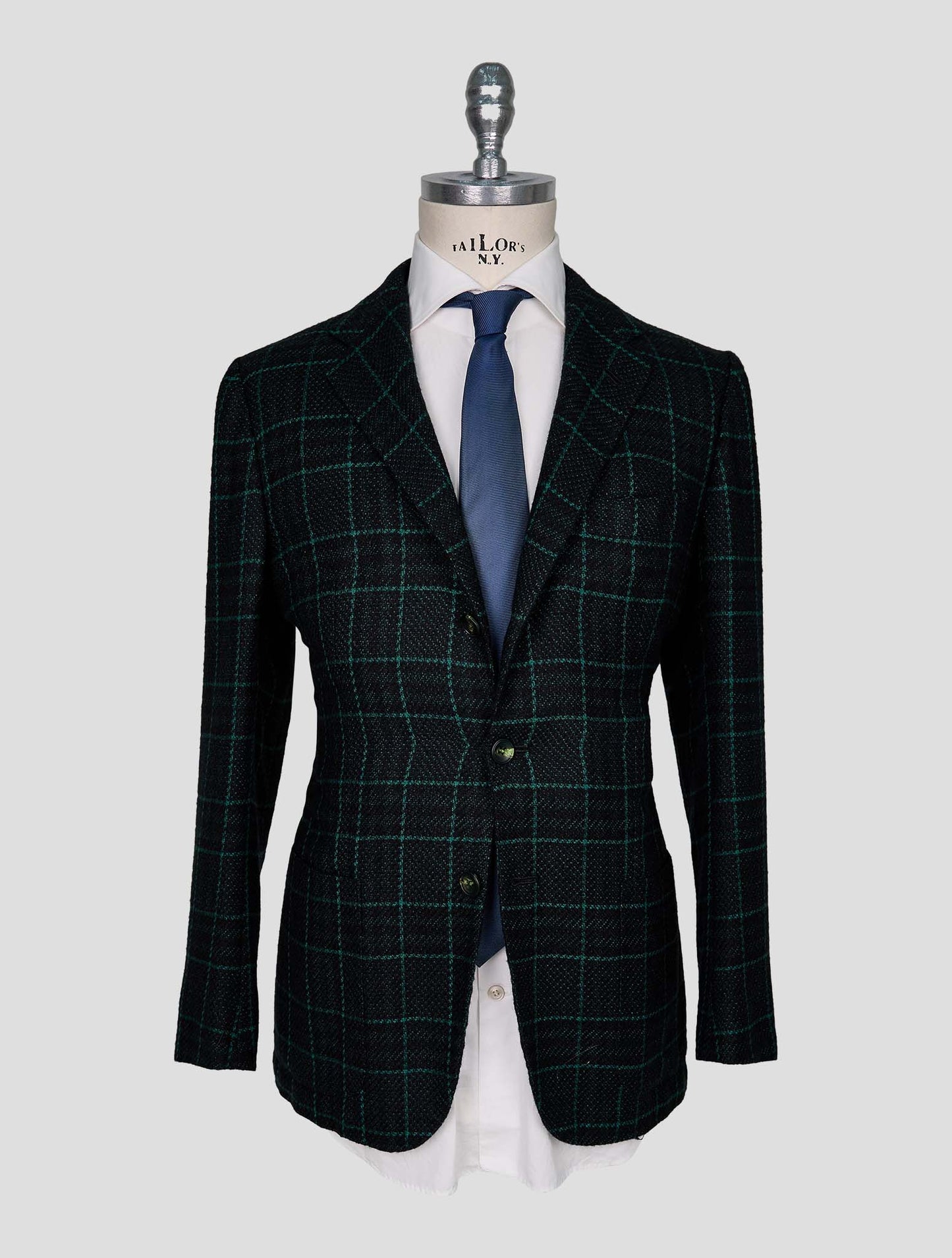 Kiton Green Cashmere Blazer