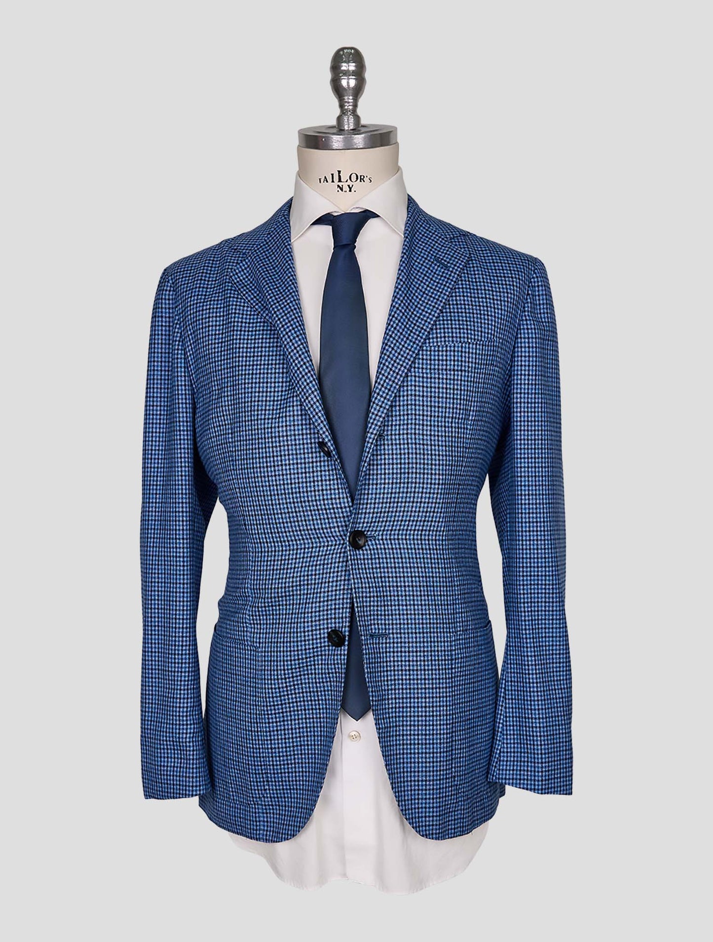 Kiton Light Blue Cashmere Blazer