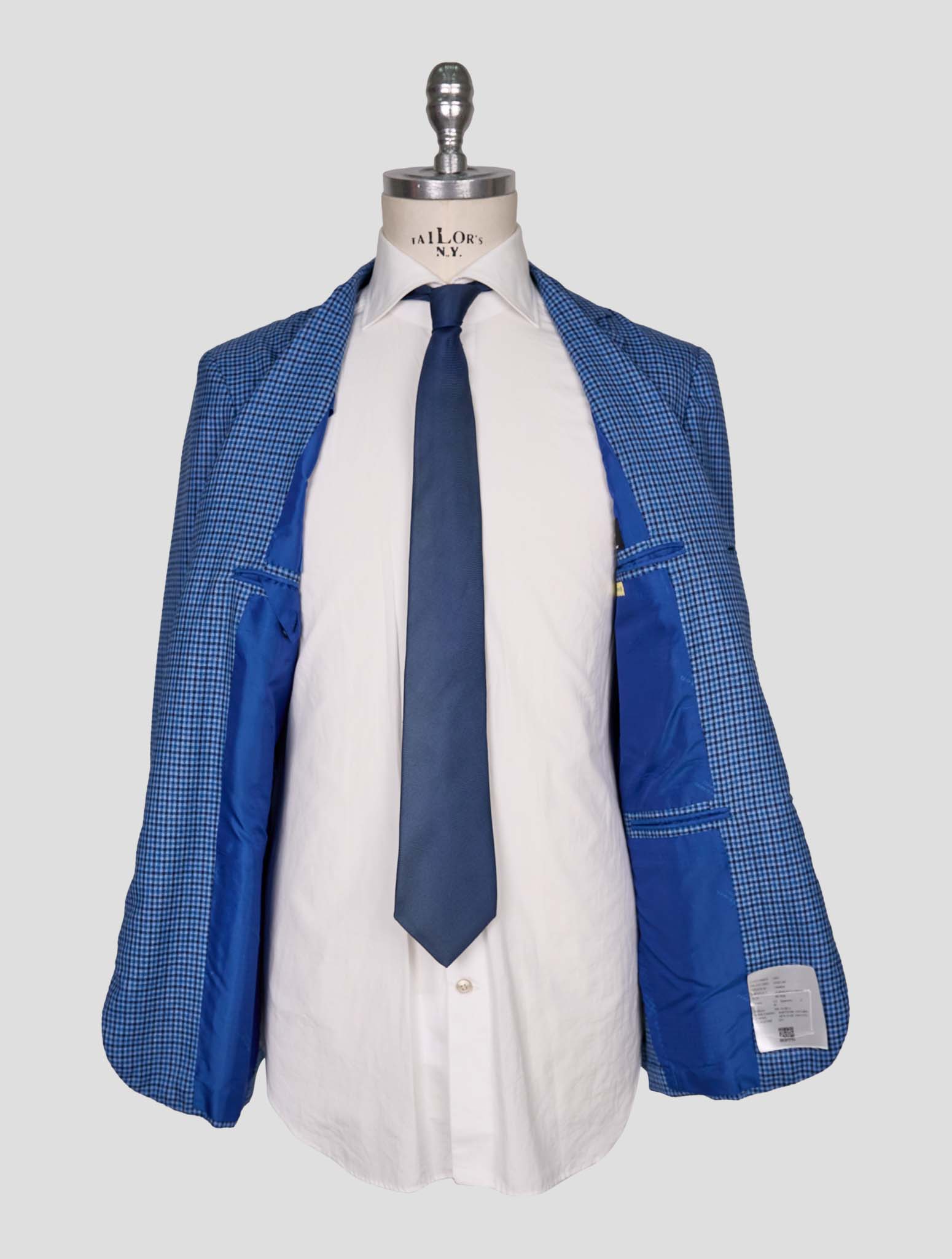 Kiton Light Blue Cashmere Blazer