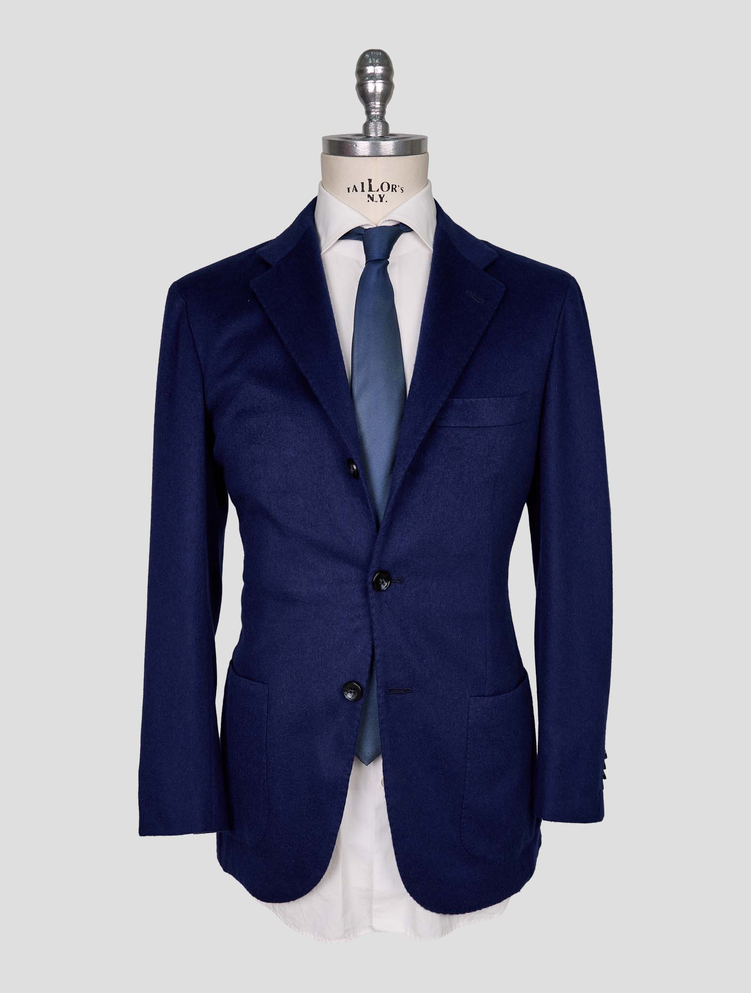 Kiton Blue Cashmere Pa Ea Blazer