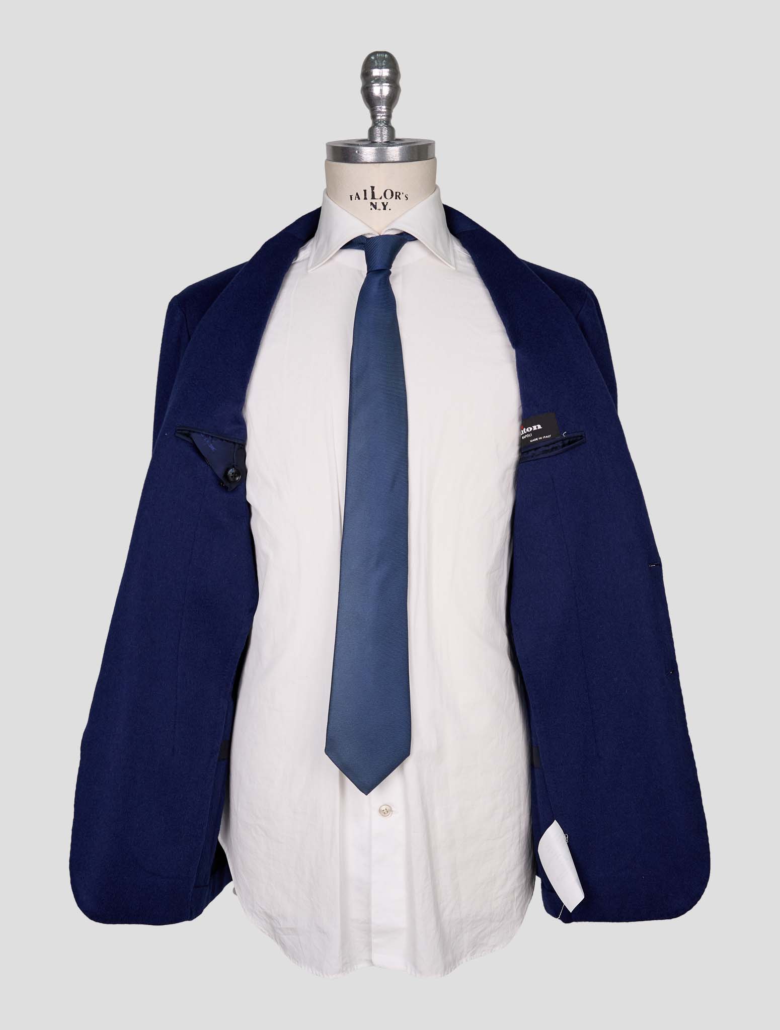 Kiton Blue Cashmere Pa Ea Blazer
