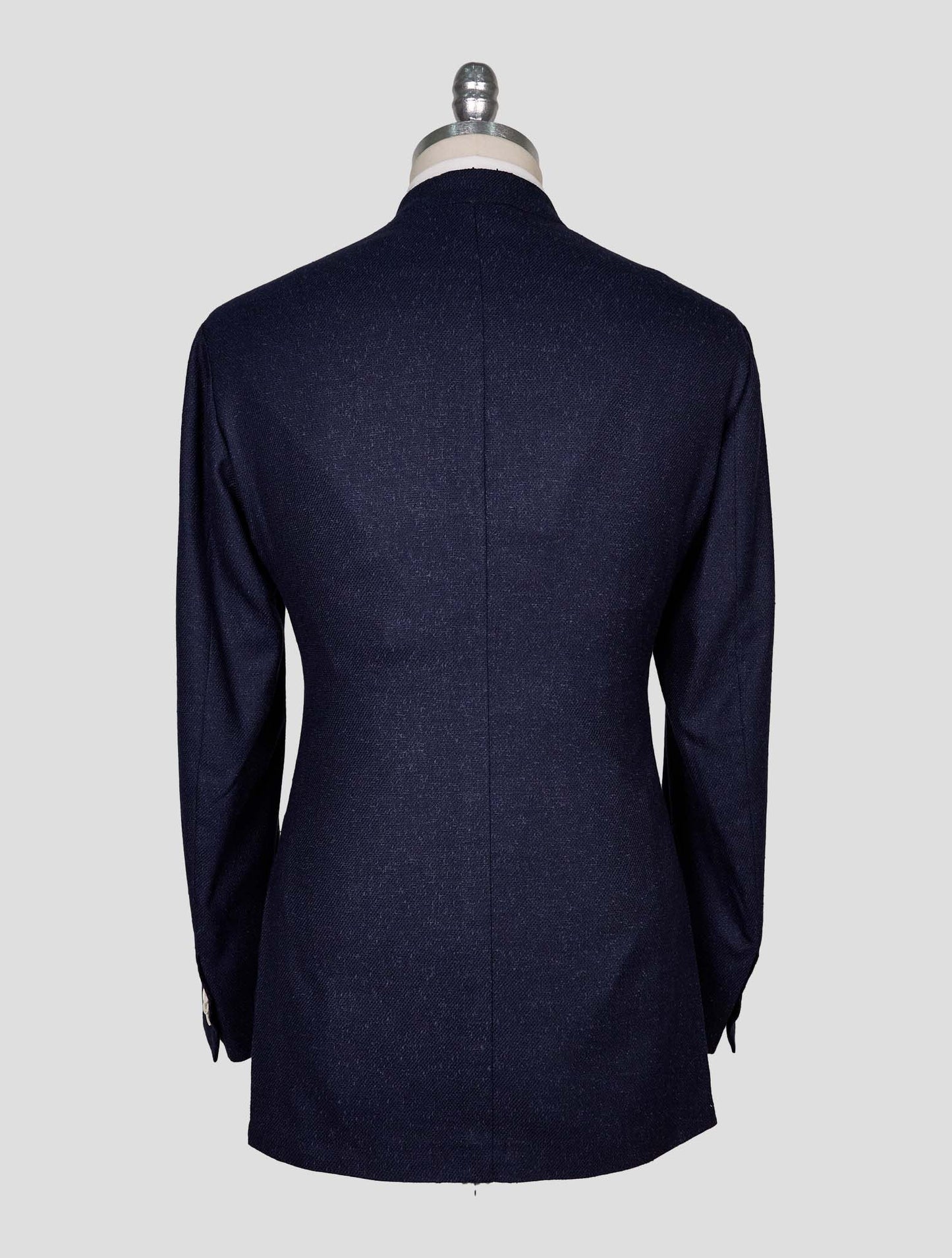 Kiton Blue Cashmere Wool Silk Linen Blazer