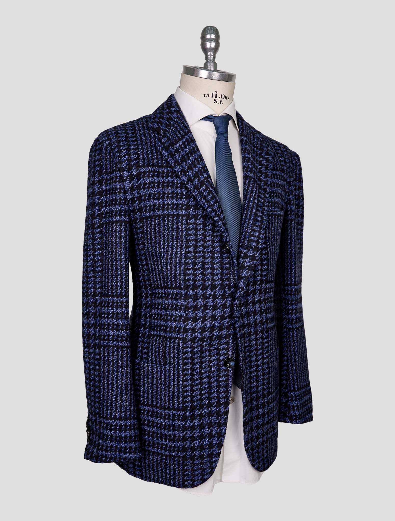 Kiton Blue Cashmere Blazer