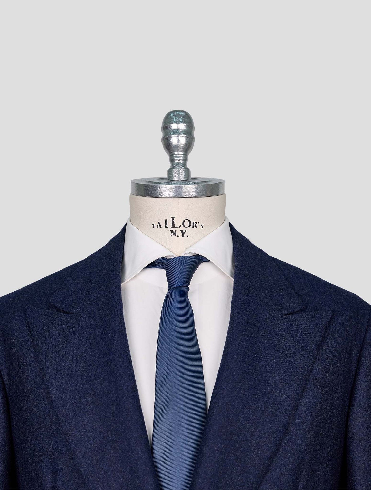 Kiton Blue Wool Blazer