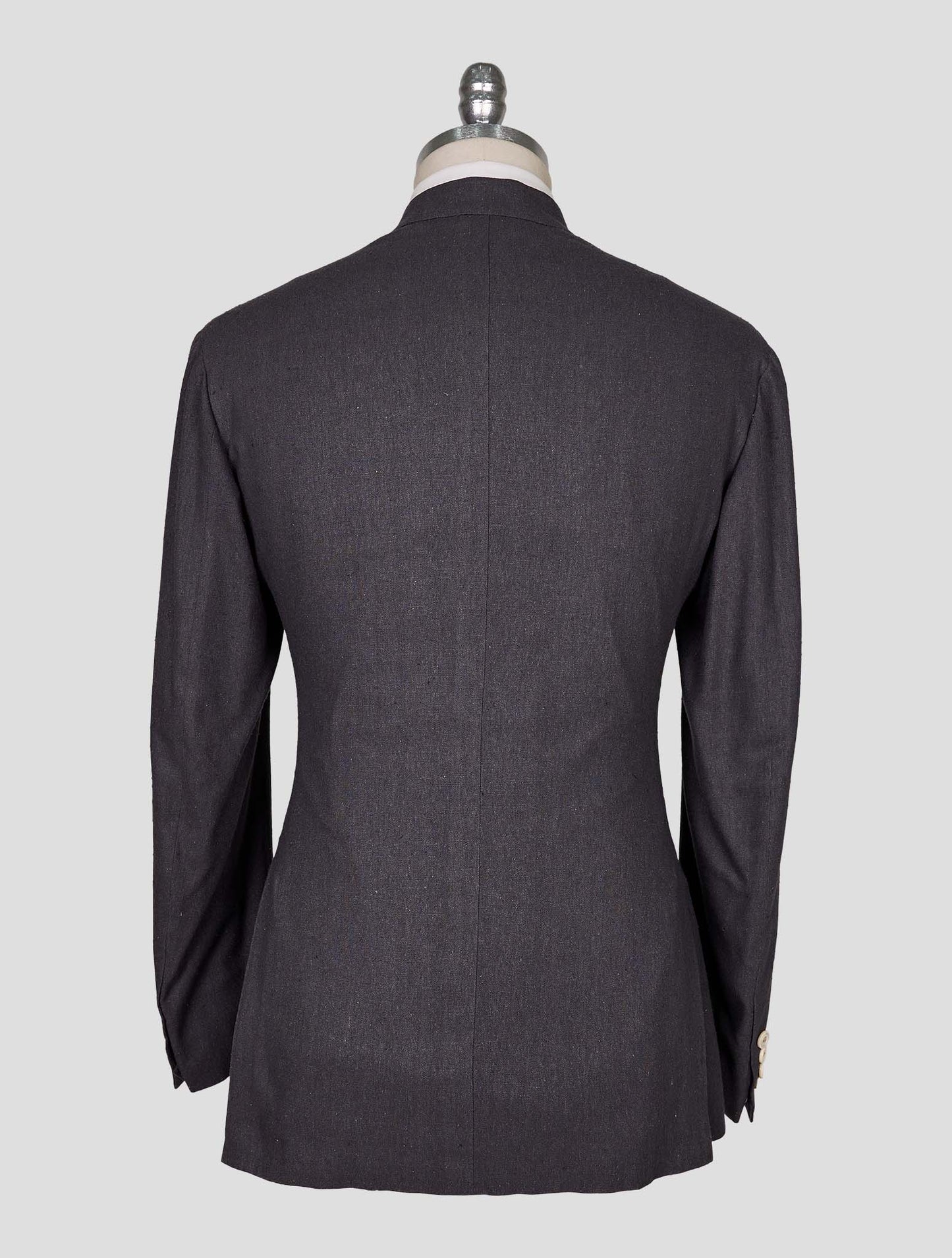 Kiton Gray Silk Blazer