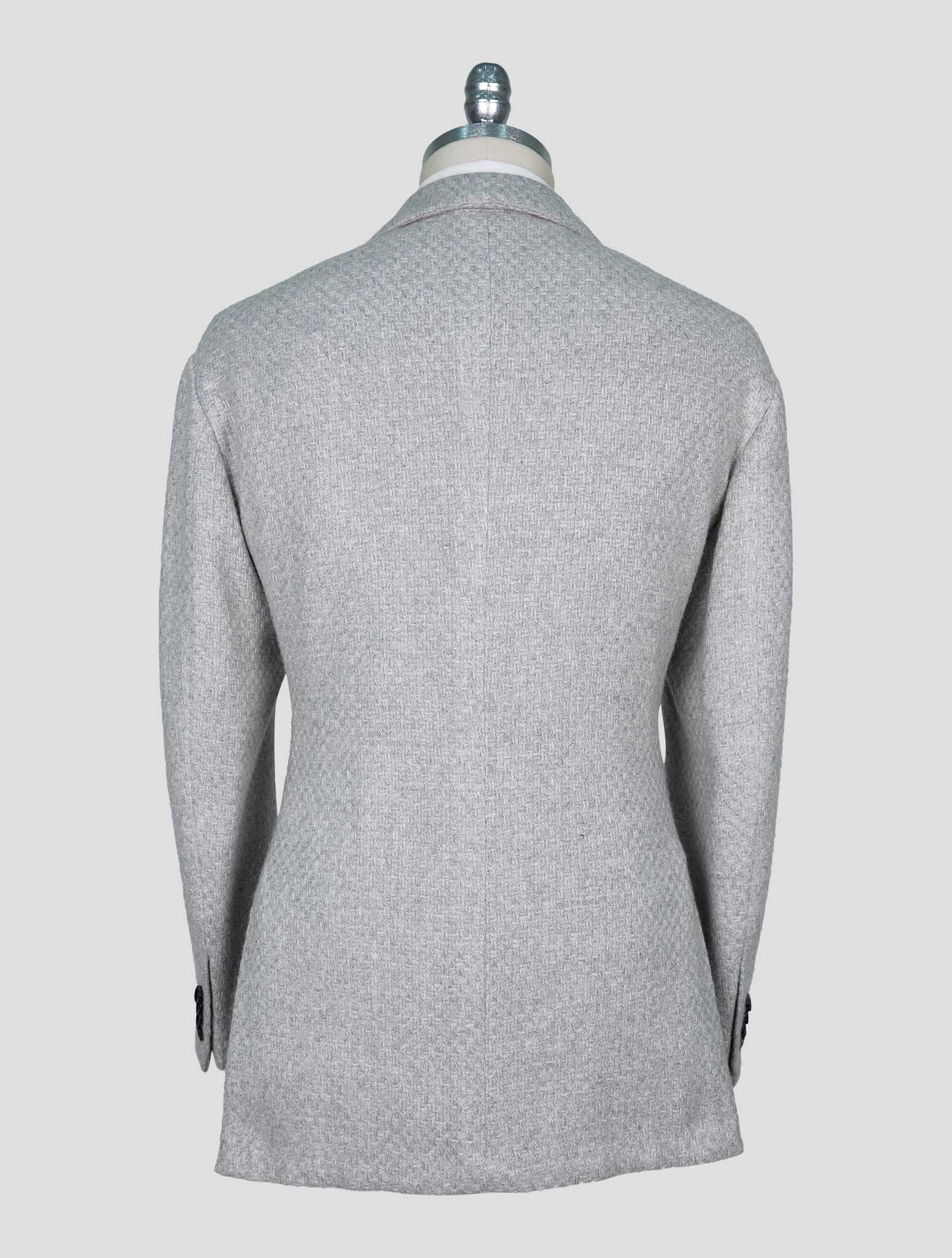 Kiton Gray Cashmere Blazer