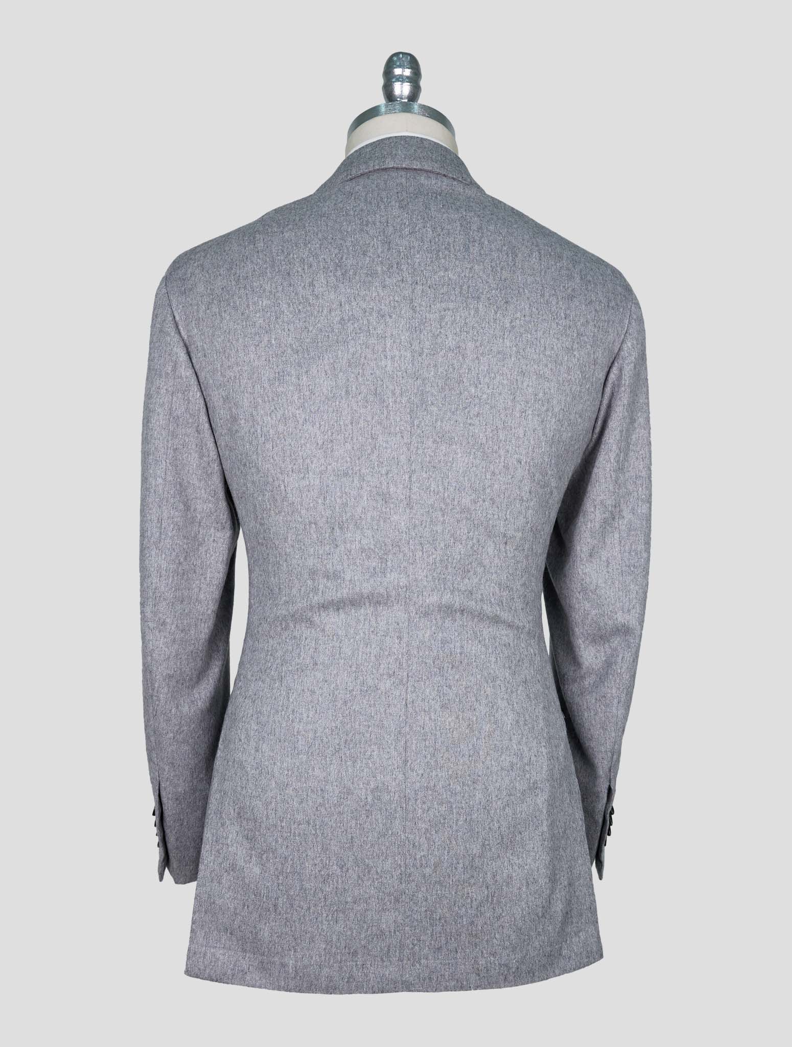 Kiton Gray Cashmere Pa Ea Blazer