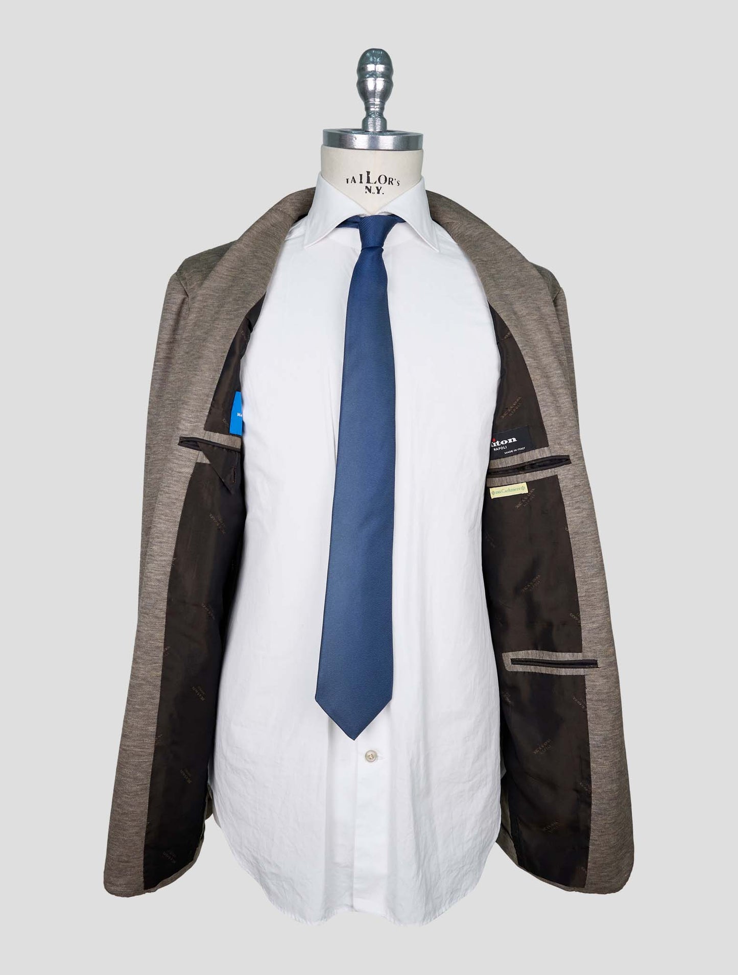 Kiton Beige Cashmere Blazer