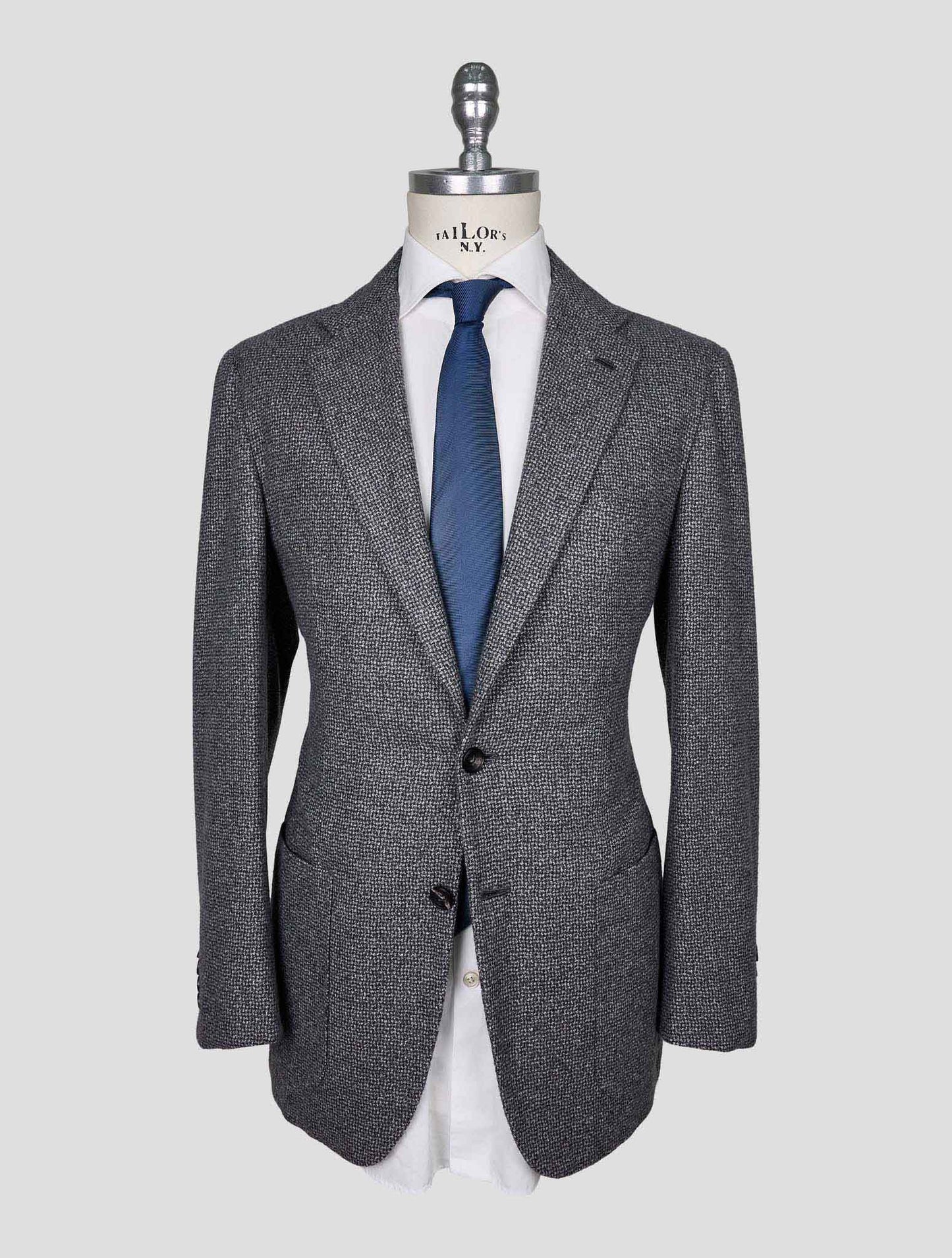 Kiton Gray Cashmere Blazer