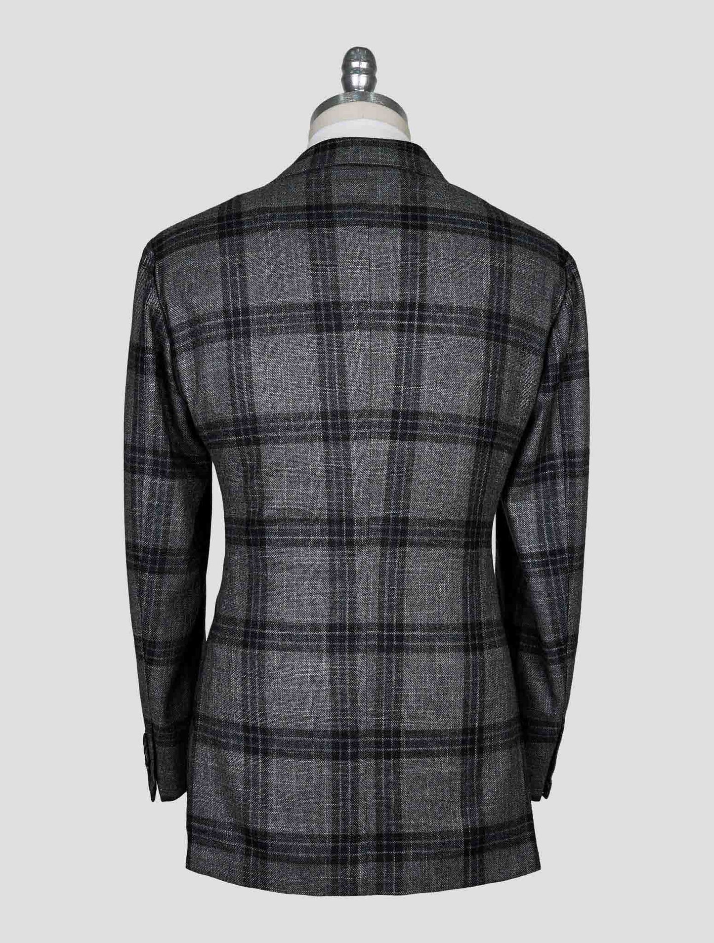 Kiton Gray Cashmere Silk Blazer