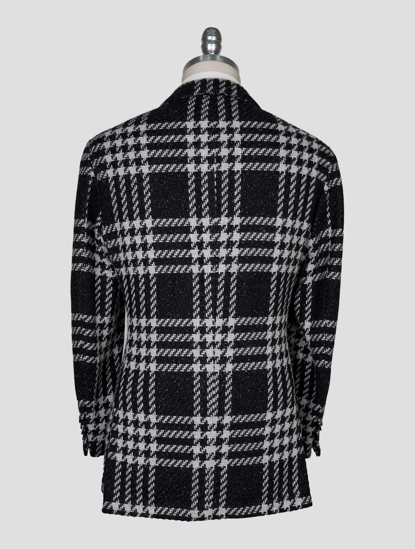 Kiton Gray White Cashmere Blazer