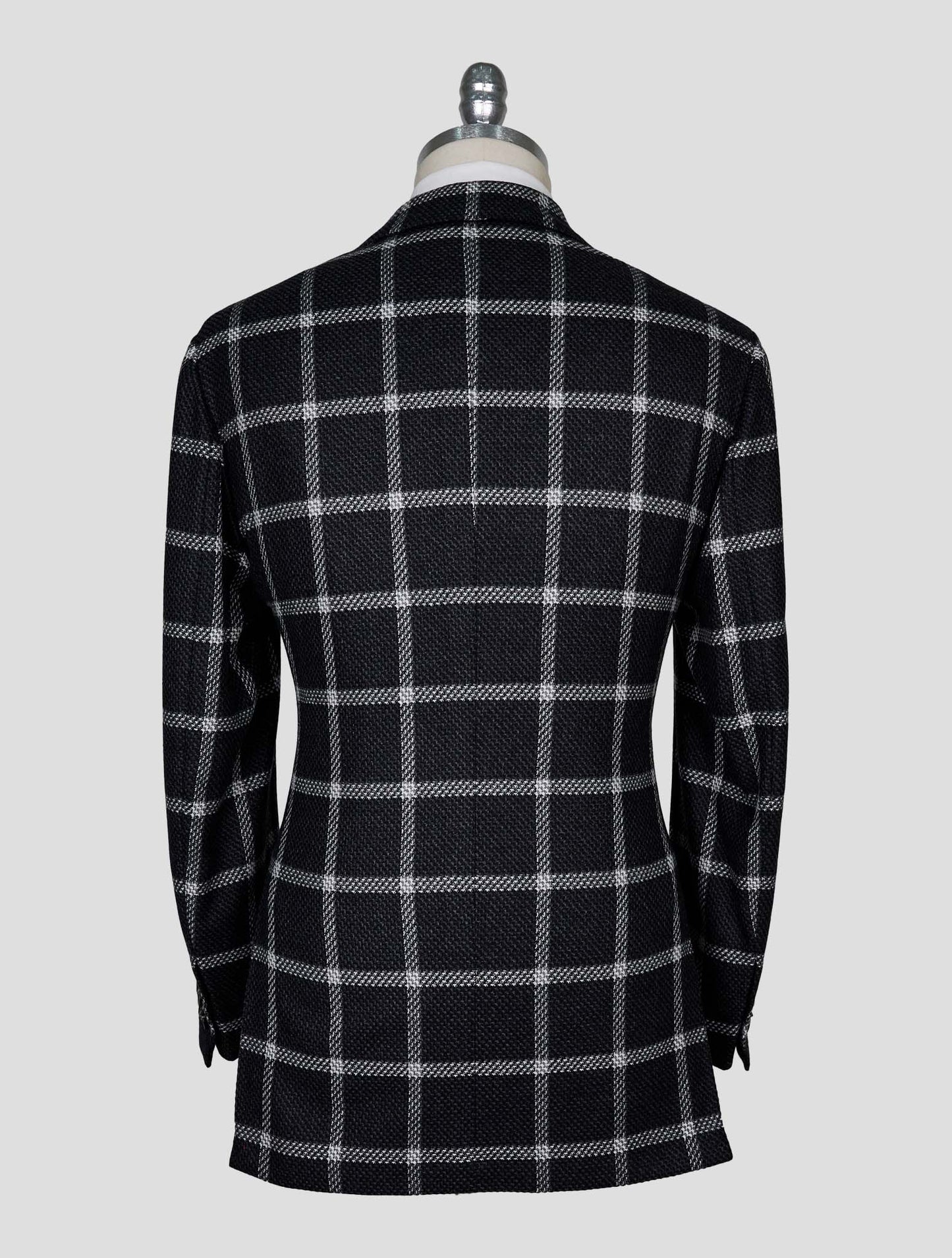 Kiton Gray White Cashmere Blazer
