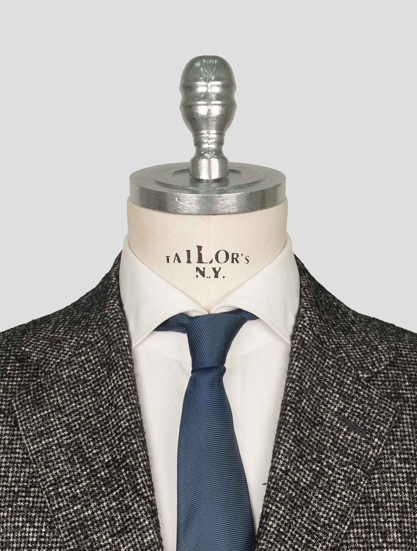 Kiton Gray White Cashmere Alpaca Pa Blazer