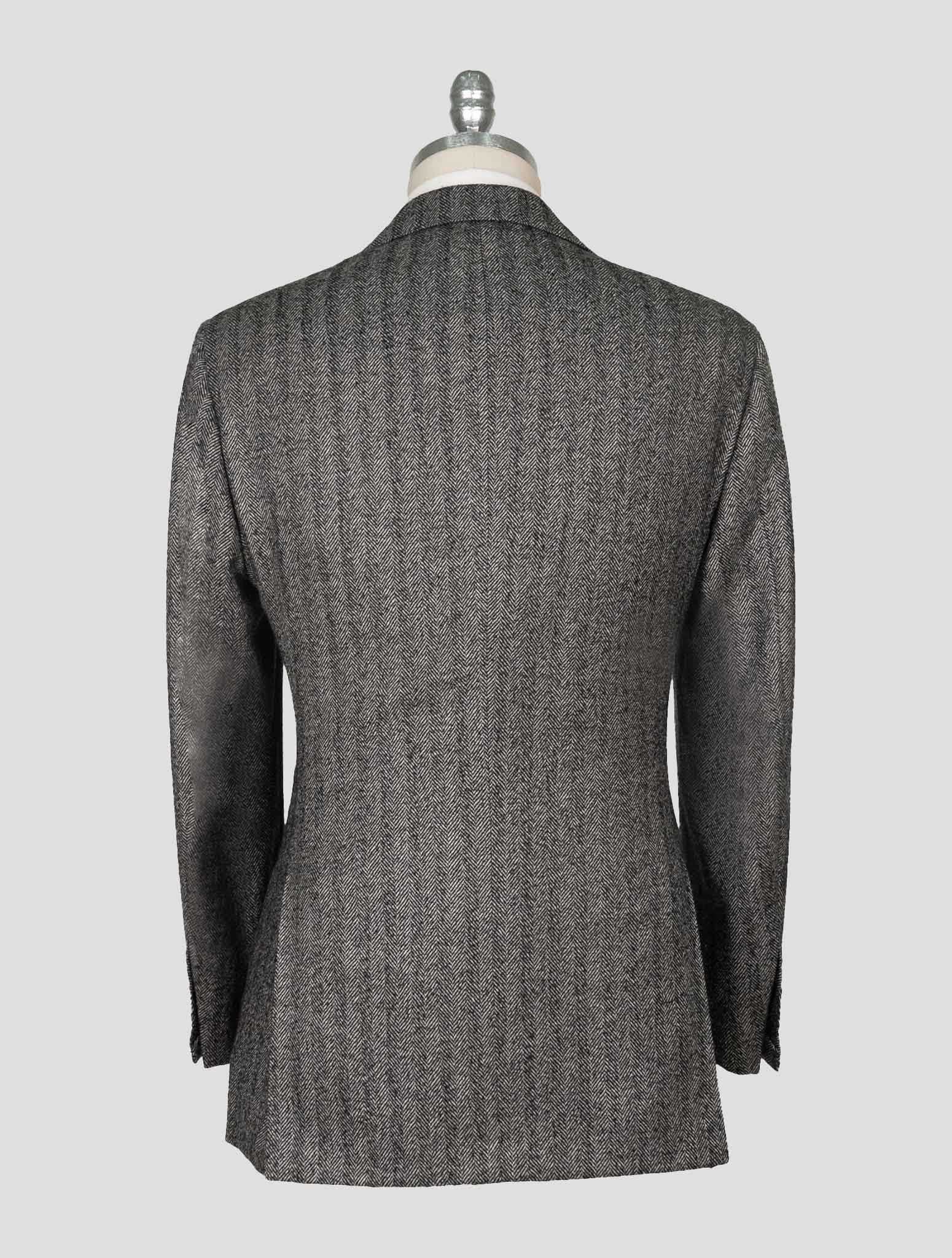 Kiton Gray Cashmere Blazer