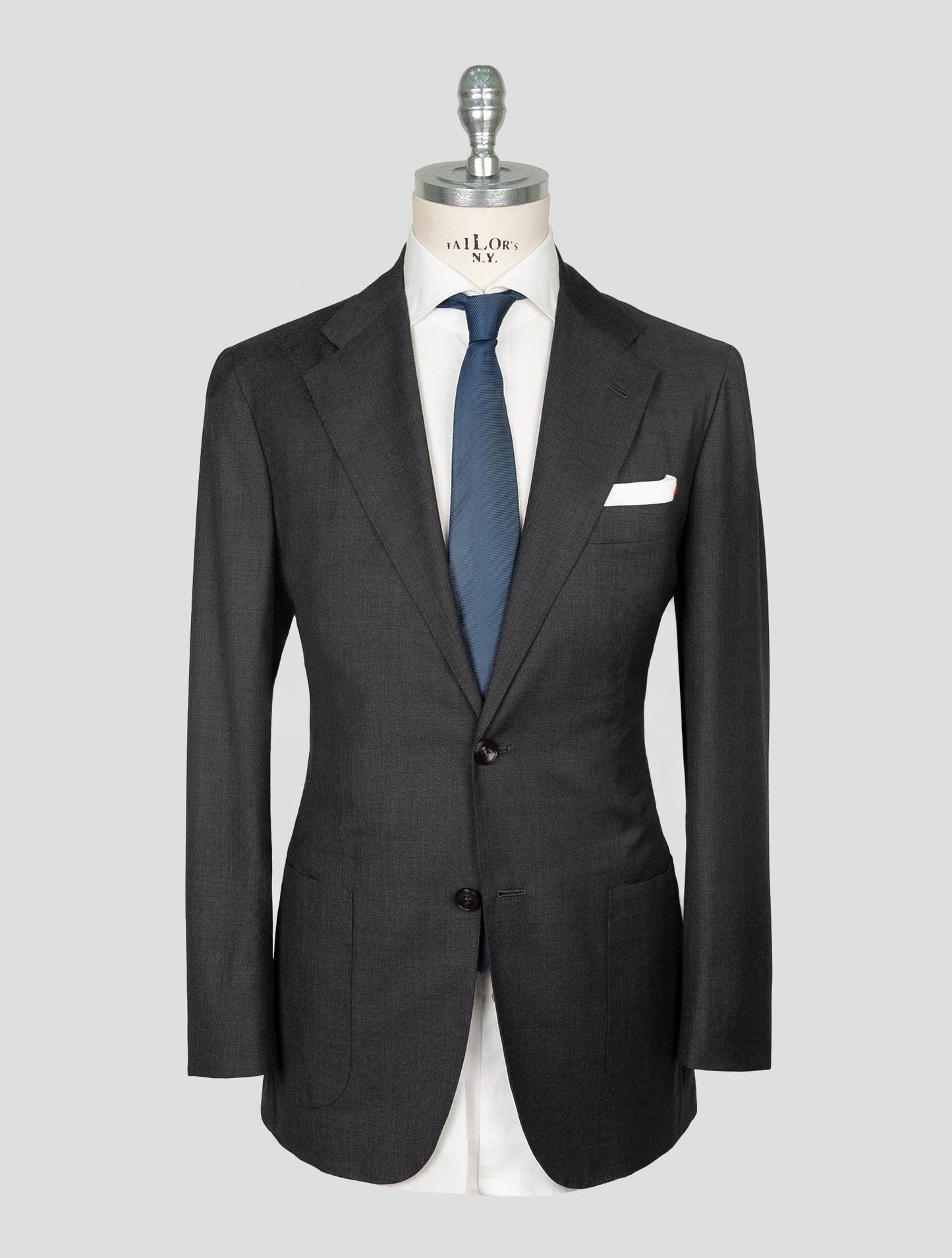 Kiton Gray Wool Suit
