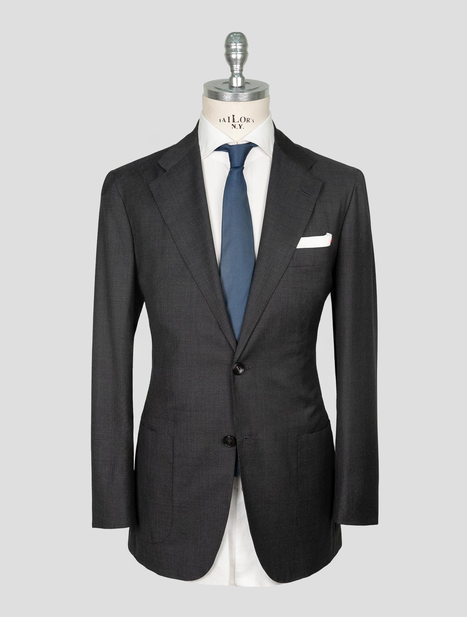 Kiton Gray Wool Suit