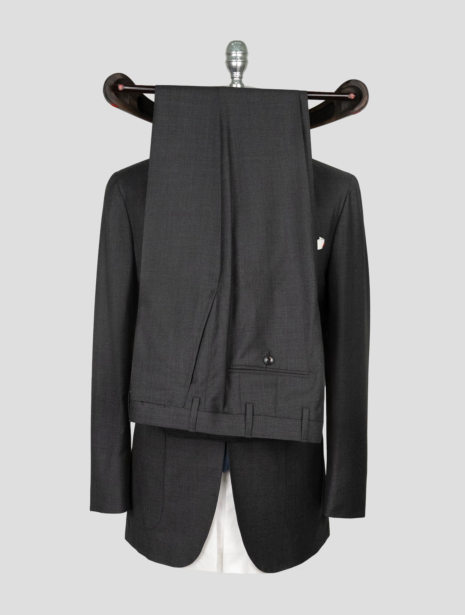Kiton Gray Wool Suit