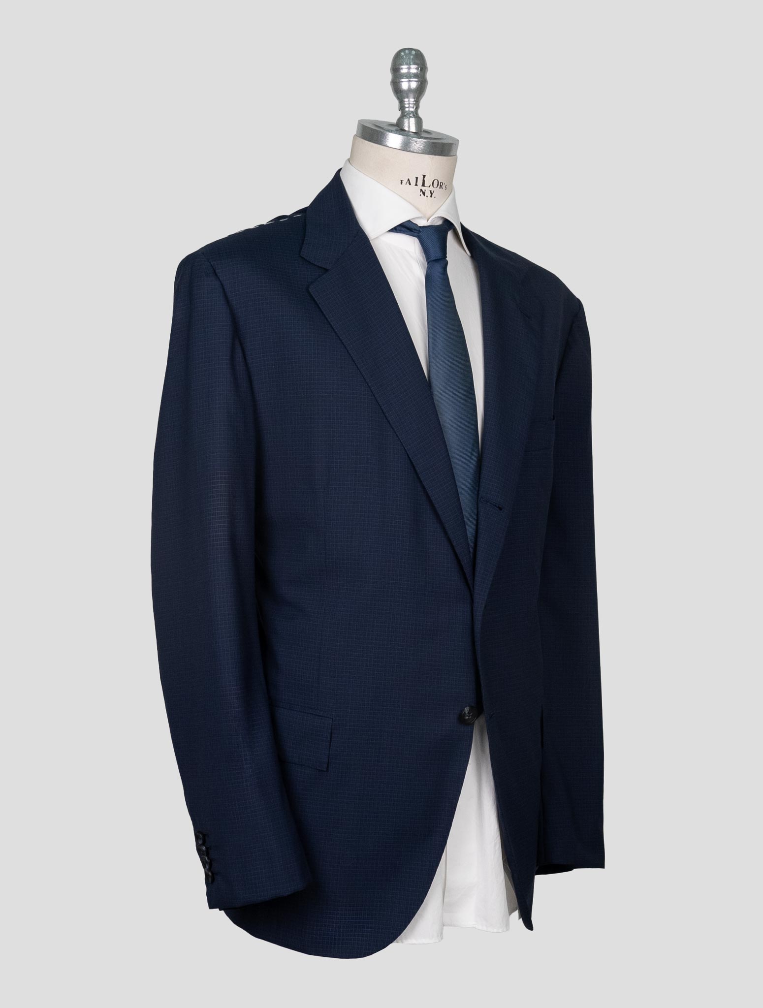 Kiton Blue Wool 160's Suit