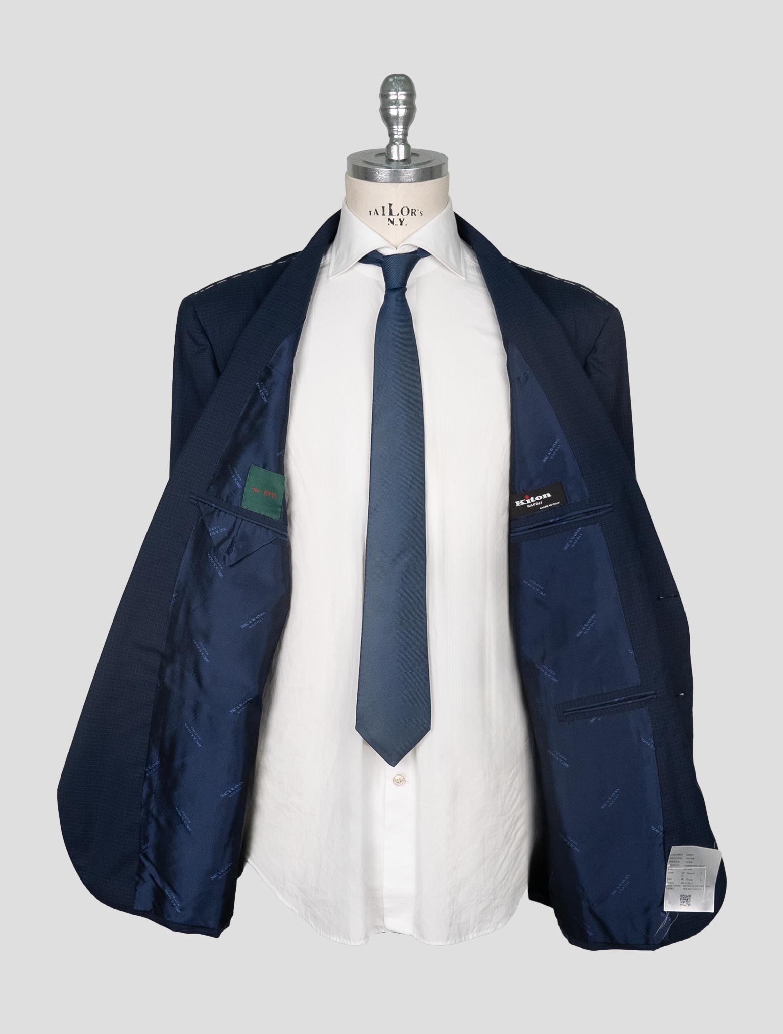 Kiton Blue Wool 160's Suit