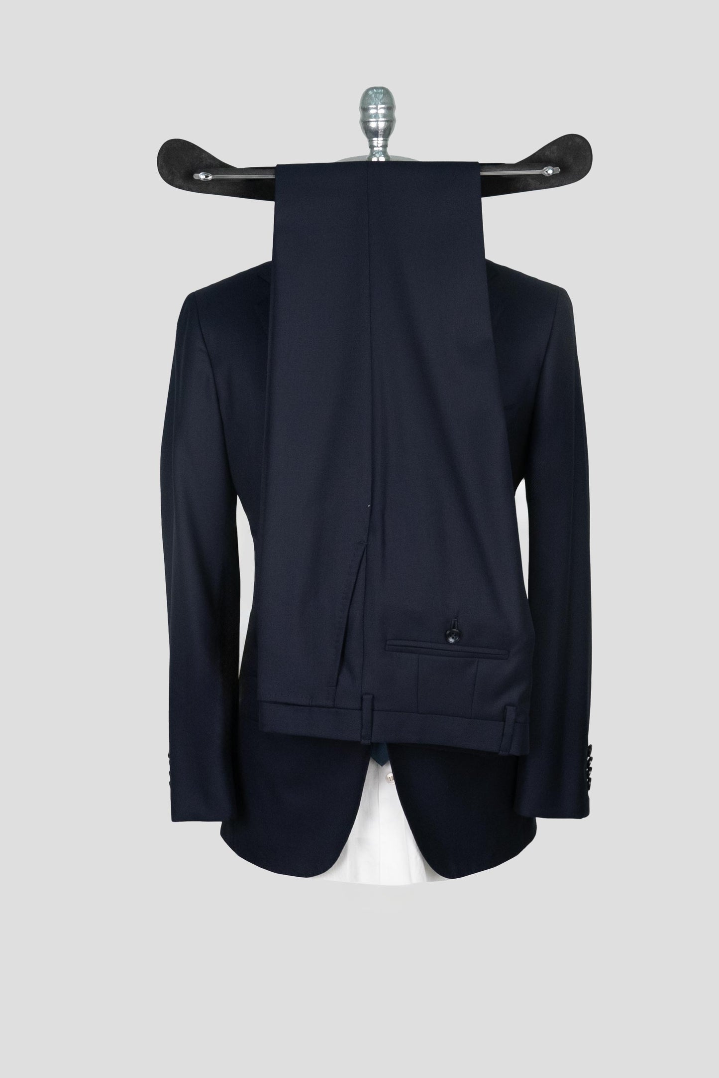 Kiton Blue Wool Suit