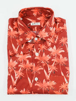 Kiton Red Cotton Shirt