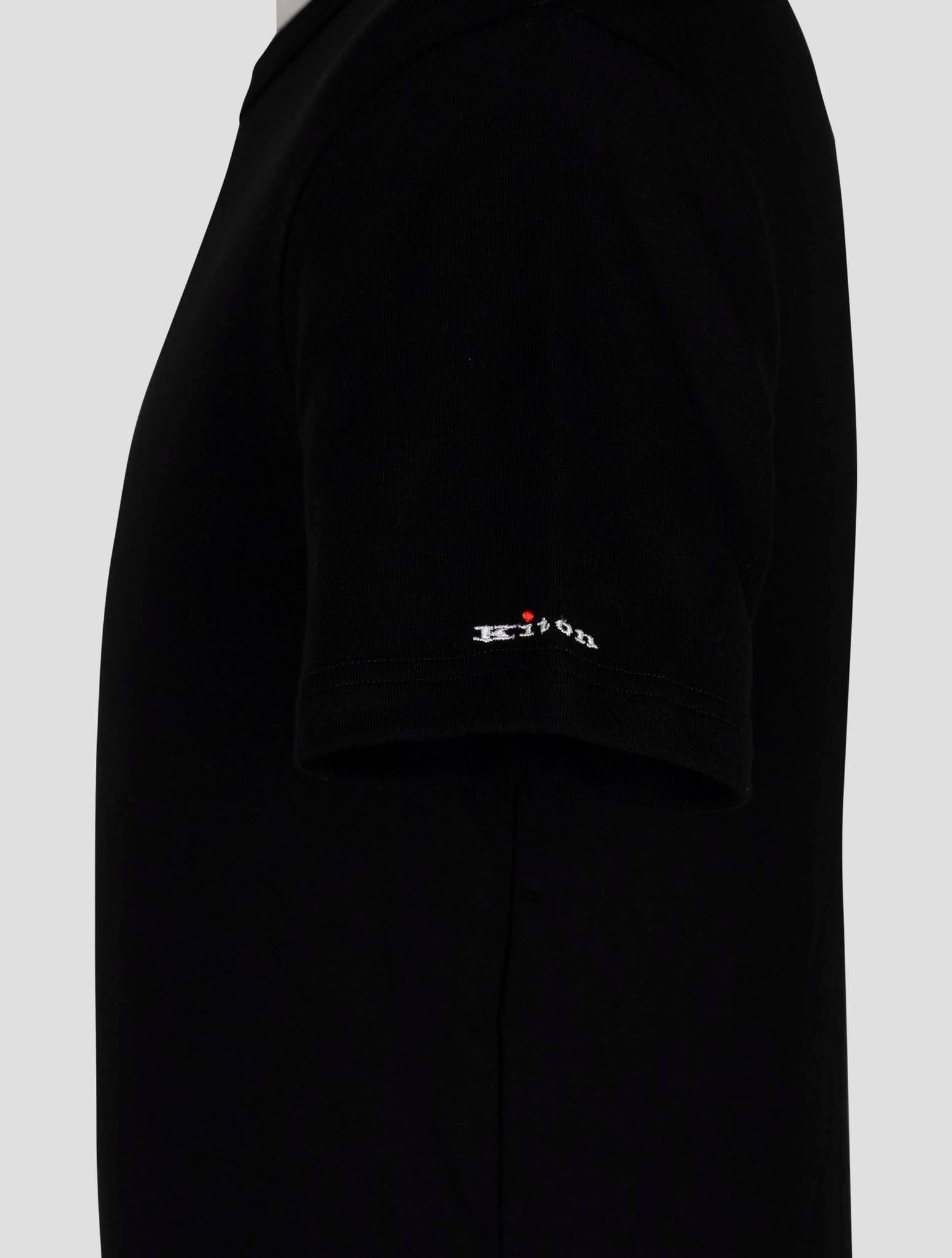 Kiton Black Cotton Ea Underwear Shirt