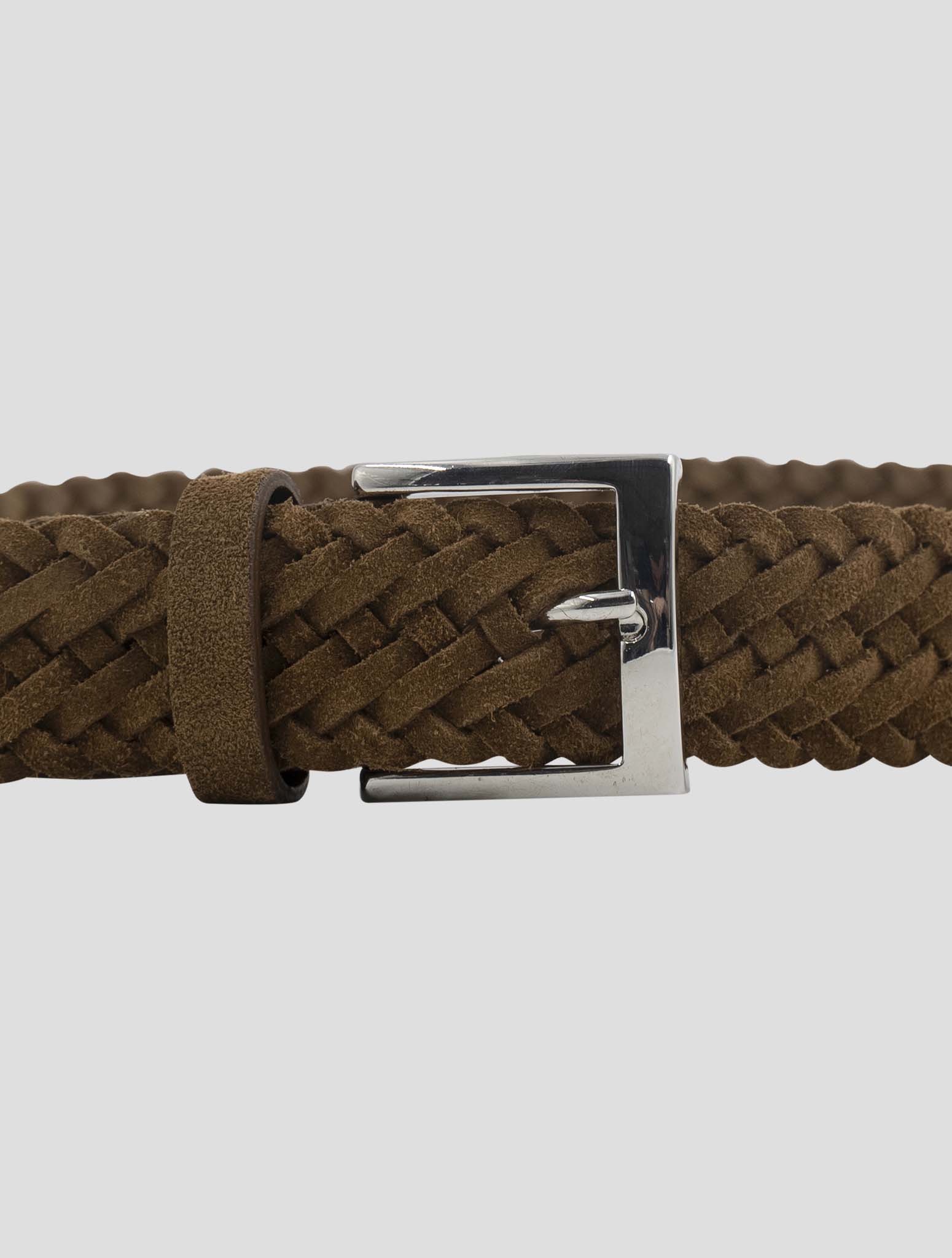 Kiton Brown Leather  Belt
