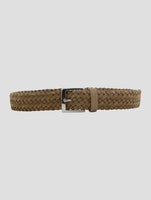 Kiton Brown Leather  Belt